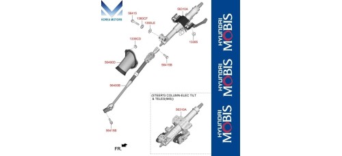 MOBIS COLUMN STEERING SET FOR KIA STINGER 2017-23